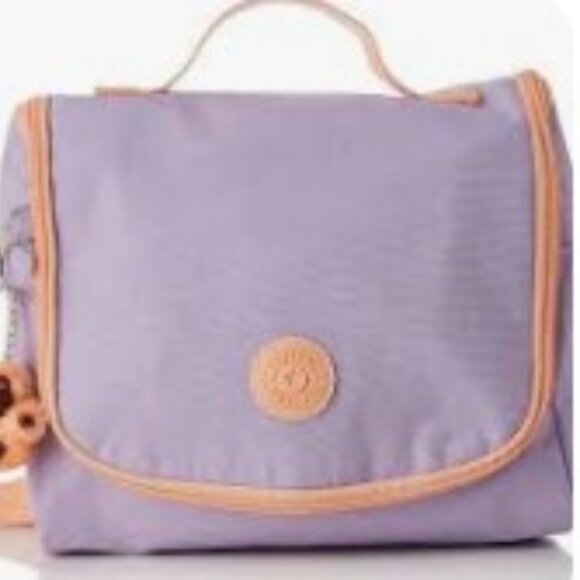 KIPLING New Kichirou Insulated Lunch Bag in Endless Lilac/Coral - Picture 6 of 6
